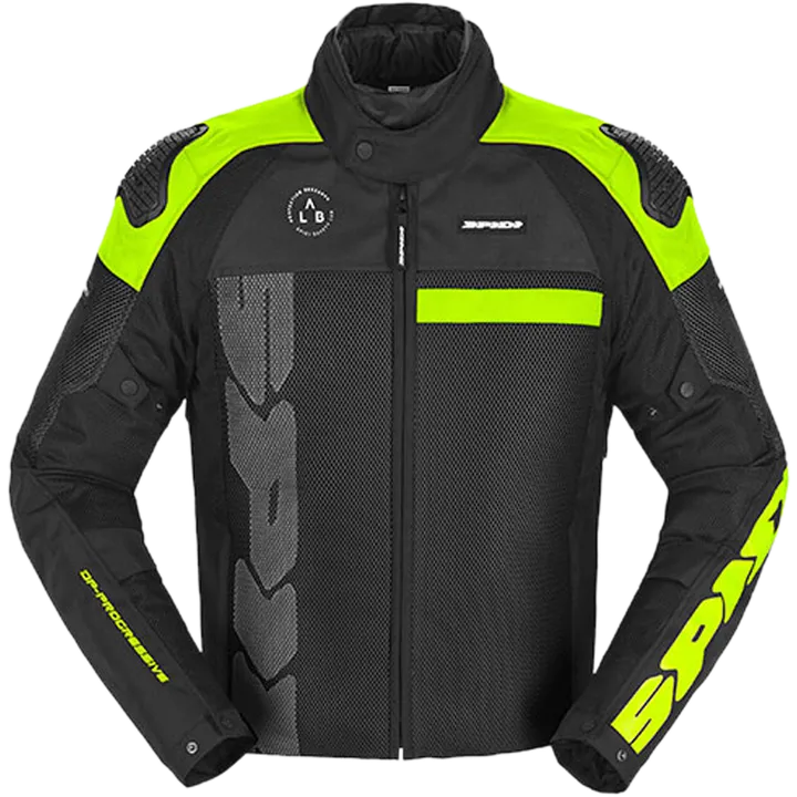 Jacke Progressive Net H2OUT schwarz-gelb fluo