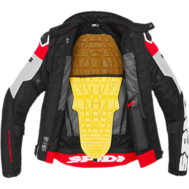 Jacke Progressive Net H2OUT grau-schwarz-rot