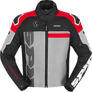 Jacke Progressive Net H2OUT grau-schwarz-rot
