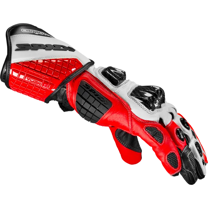 Handschuhe Carbo Track Evo rot-weiss-schwarz