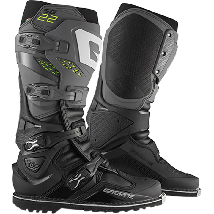 Endurostiefel SG22 Gore-Tex dunkelgrau-schwarz