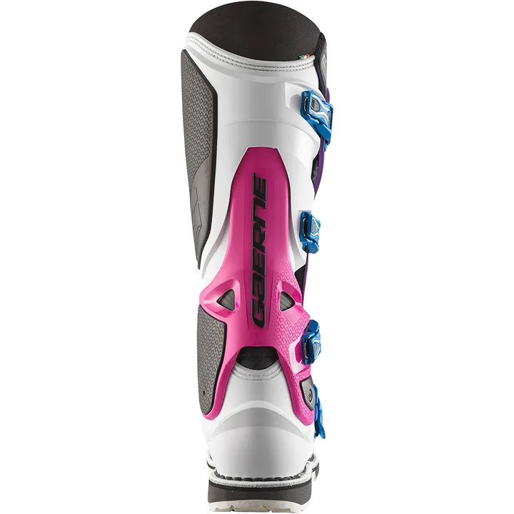 Bottes tout-terrain SG22 violet-blanc-rose fluo