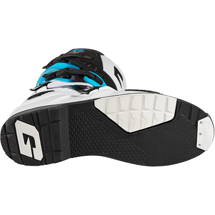 Offroadstiefel SG22 weiss-schwarz-hellblau