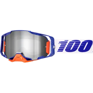 Armega Goggle Oversized Deep Red - Mirror Silver