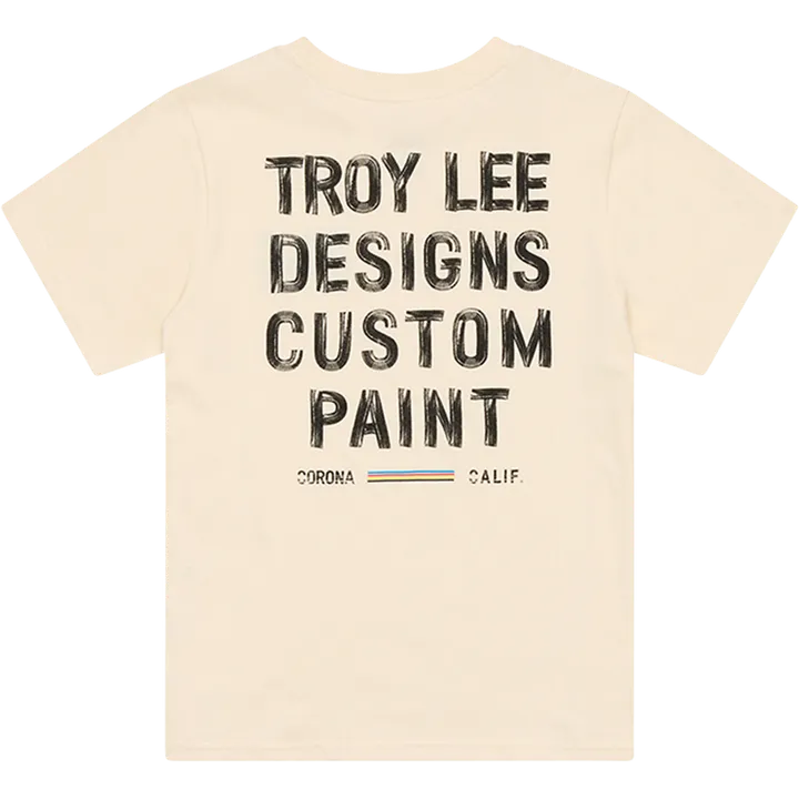 Womens Short Sleeve Tee - Paint Shop blanc