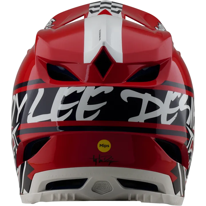 D4 Polyacrylite Helmet W/MIPS - Fifty-50 blanc-rouge