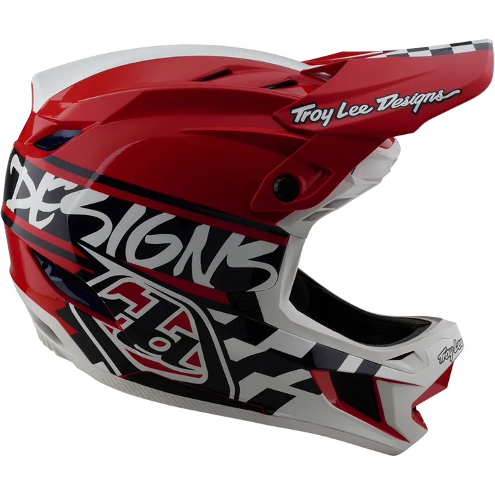 D4 Polyacrylite Helmet W/MIPS - Fifty-50 blanc-rouge
