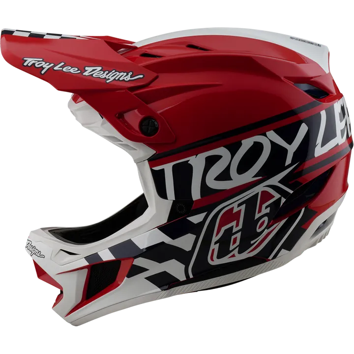 D4 Polyacrylite Helmet W/MIPS - Fifty-50 blanc-rouge