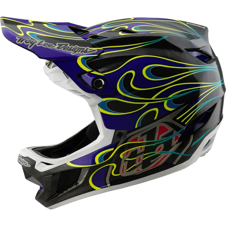D4 Carbon Helmet W/MIPS - Torched noir-violet