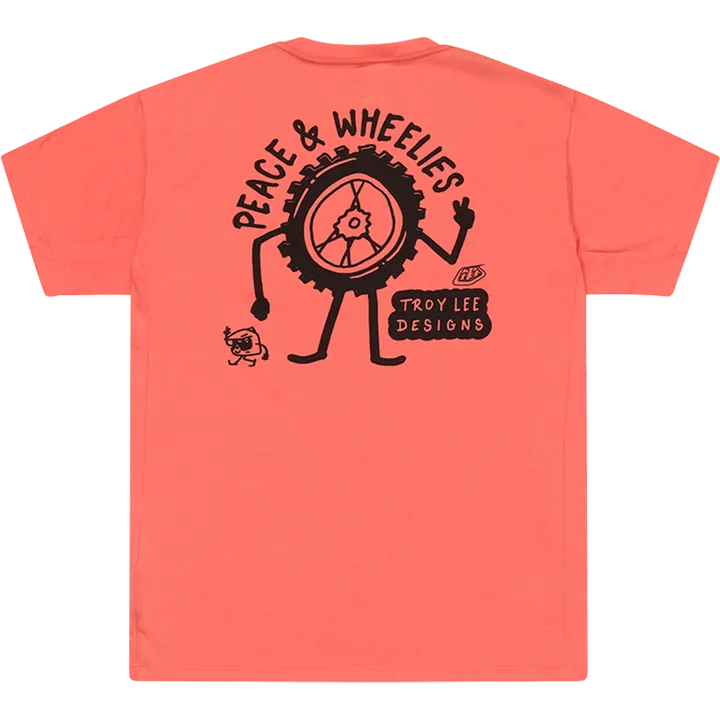 Skyline Short Sleeve Ride Tee - P&W melon