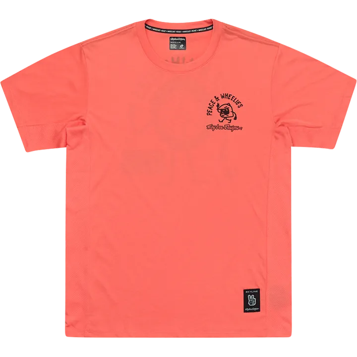 Skyline Short Sleeve Ride Tee - P&W melon