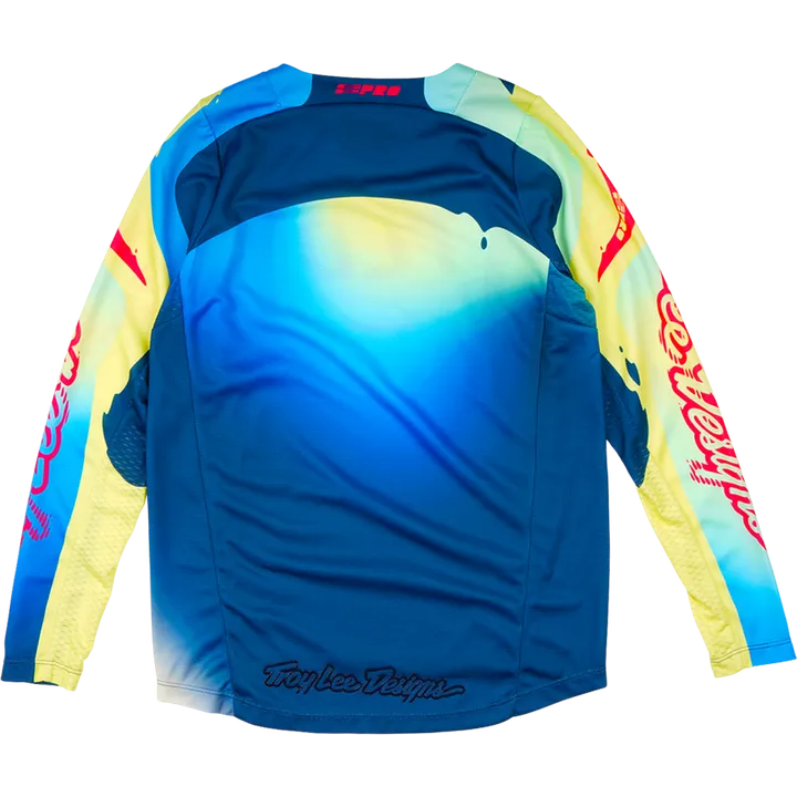 Youth GP PRO Jersey - Drip jaune-marine