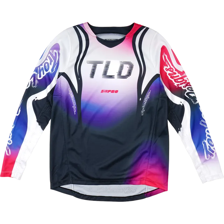 Youth GP PRO Jersey - Drip noir-violet