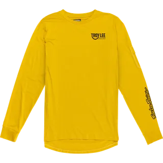 Ruckus Long Sleeve Ride Tee - Eyez safran