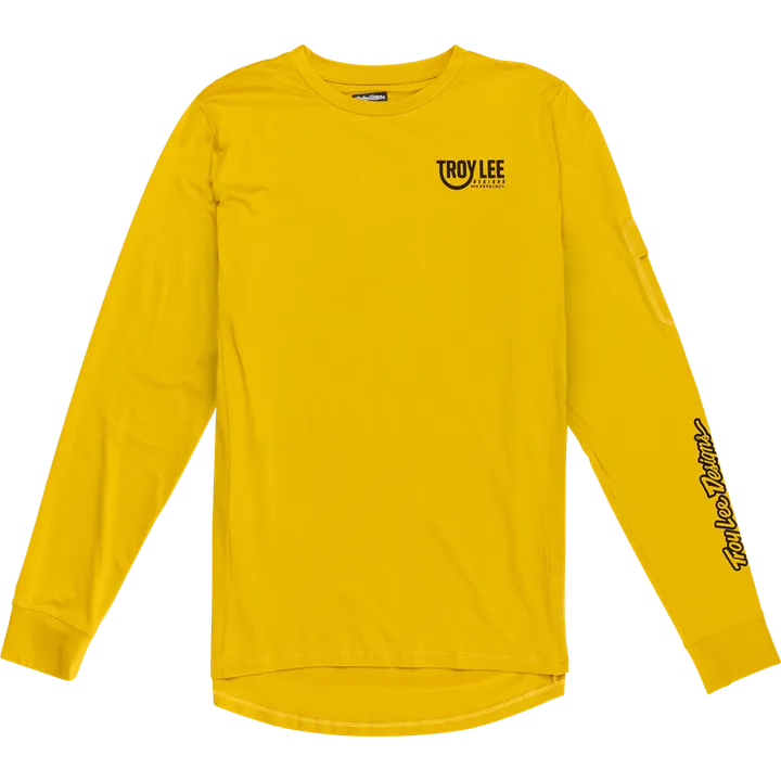 Ruckus Long Sleeve Ride Tee - Eyez safran