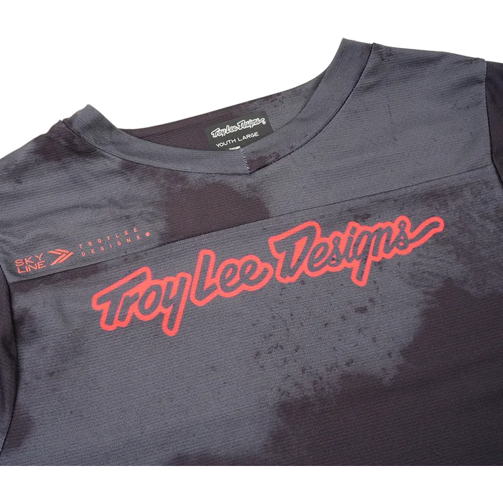 Youth Skyline SS Jersey - Flared carbon
