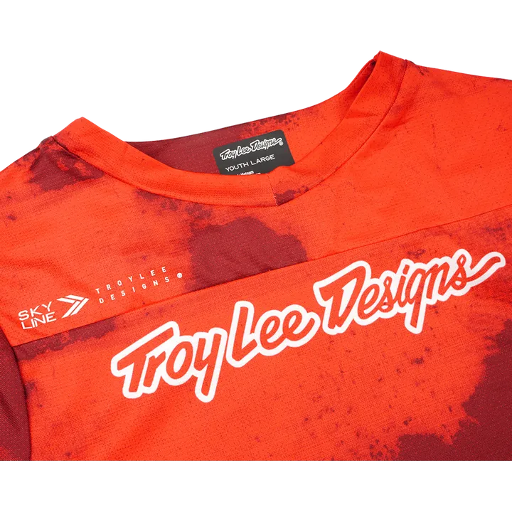 Youth Skyline SS Jersey - Flared rouge