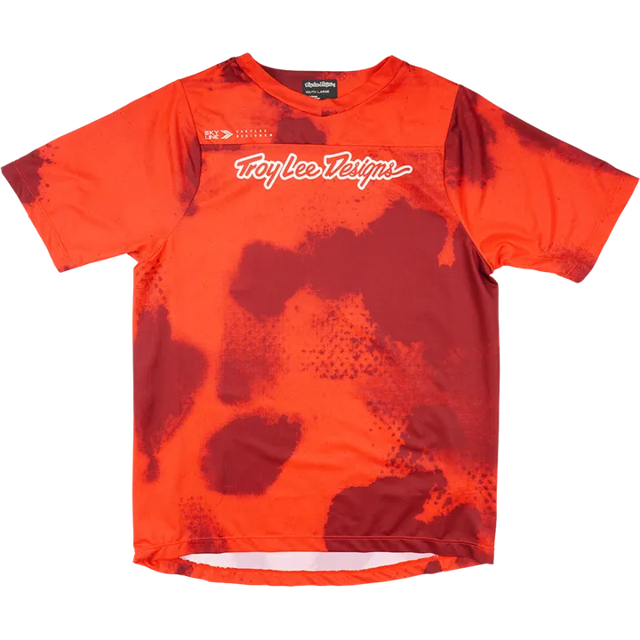 Youth Skyline SS Jersey - Flared rouge