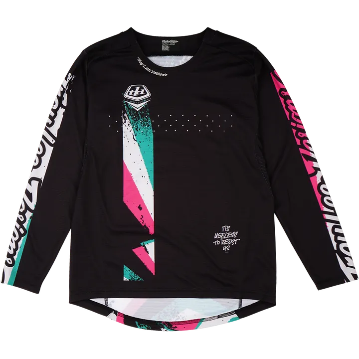 Youth Sprint Jersey - Full Pull noir