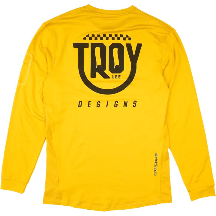 Youth Ruckus Long Sleeve Ride Tee - Eyez safran