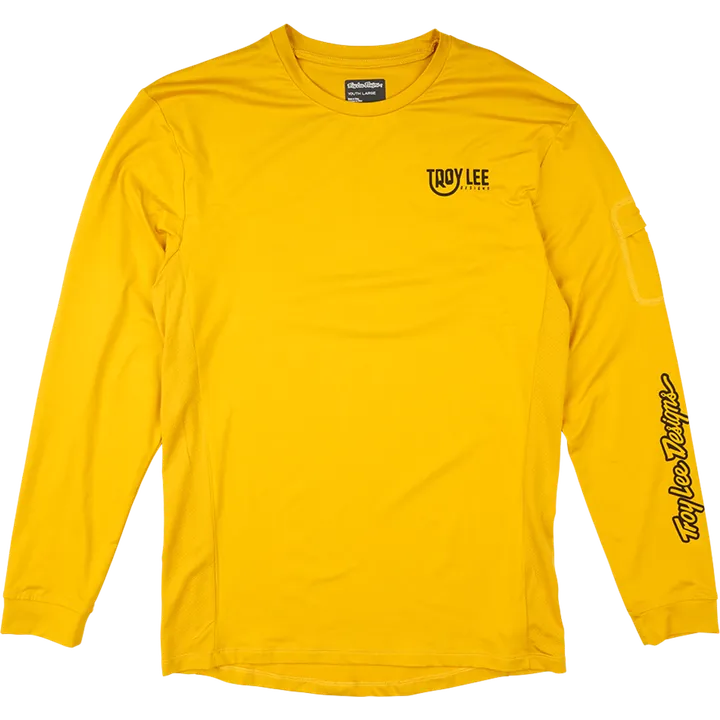 Youth Ruckus Long Sleeve Ride Tee - Eyez safran