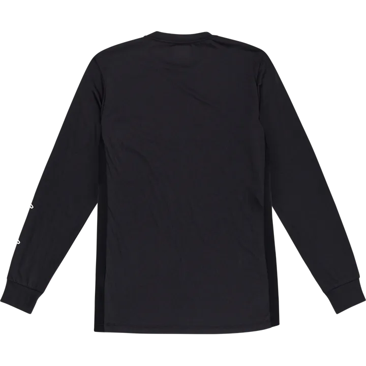 Skyline Long Sleeve Ride Tee - Signature schwarz