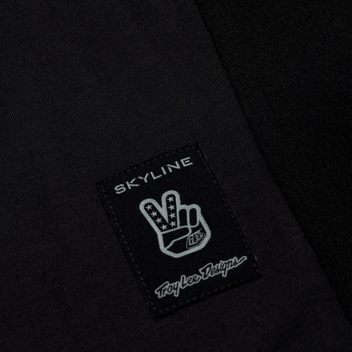 Skyline Long Sleeve Ride Tee - Signature schwarz