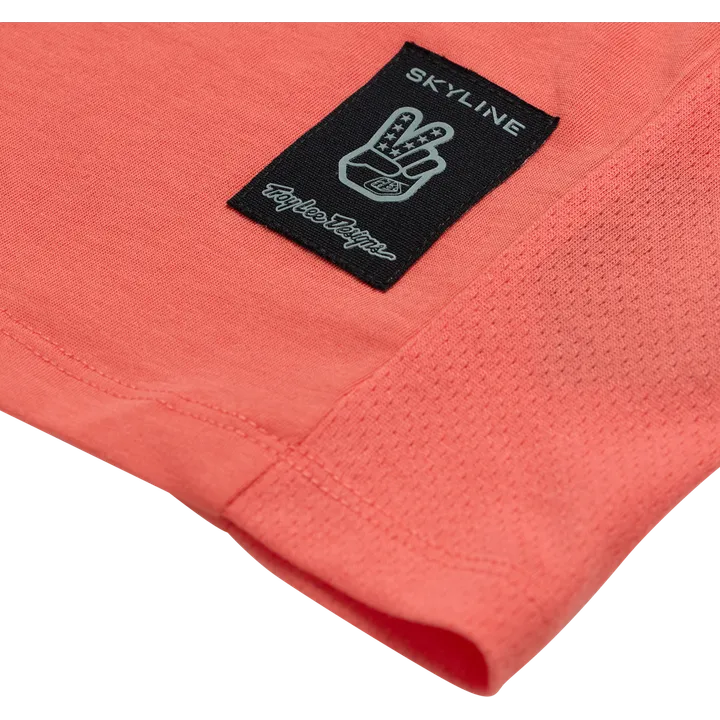 Skyline Short Sleeve Ride Tee - P&W melon