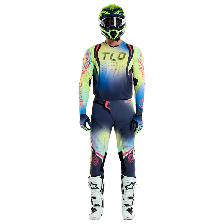 SE ULTRA Pant - Drip gelb-marineblau