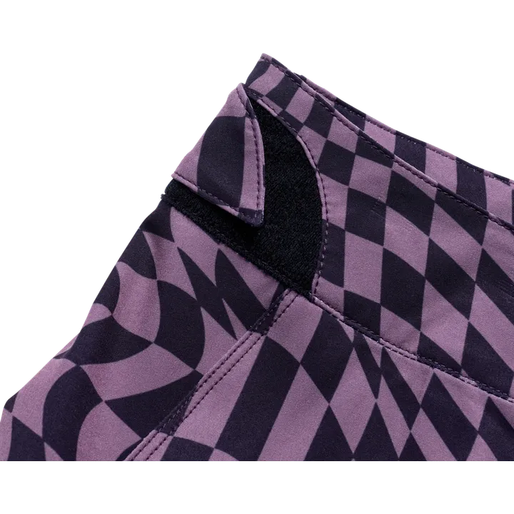 Womens Lilium Pant - Twisted Checkers violett