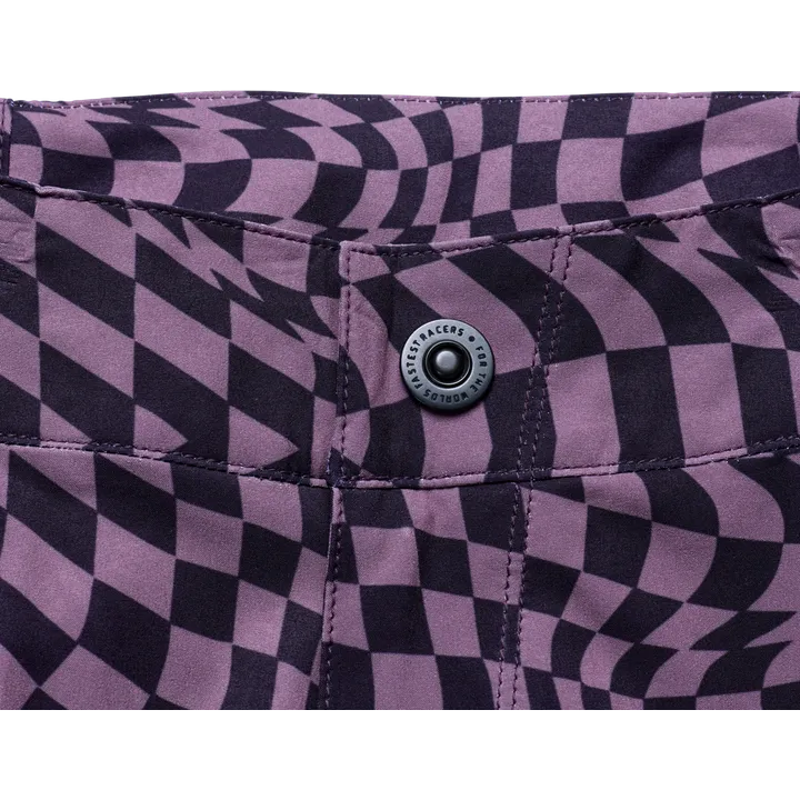 Womens Lilium Pant - Twisted Checkers violett