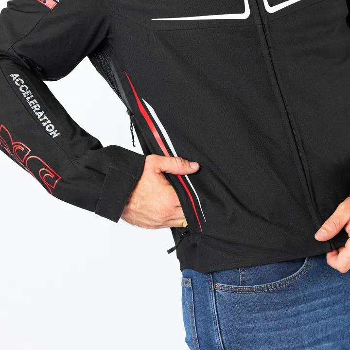 Sport Jacke TS-Pro ST+ schwarz-rot