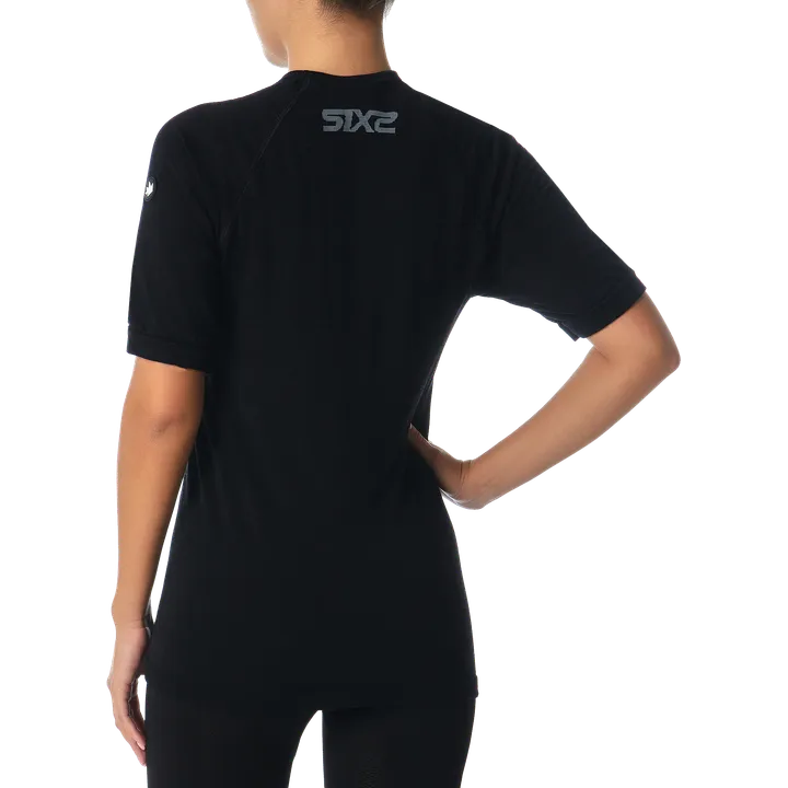 Funktionsshirt kurzarm TS1 MERINOS Unisex schwarz