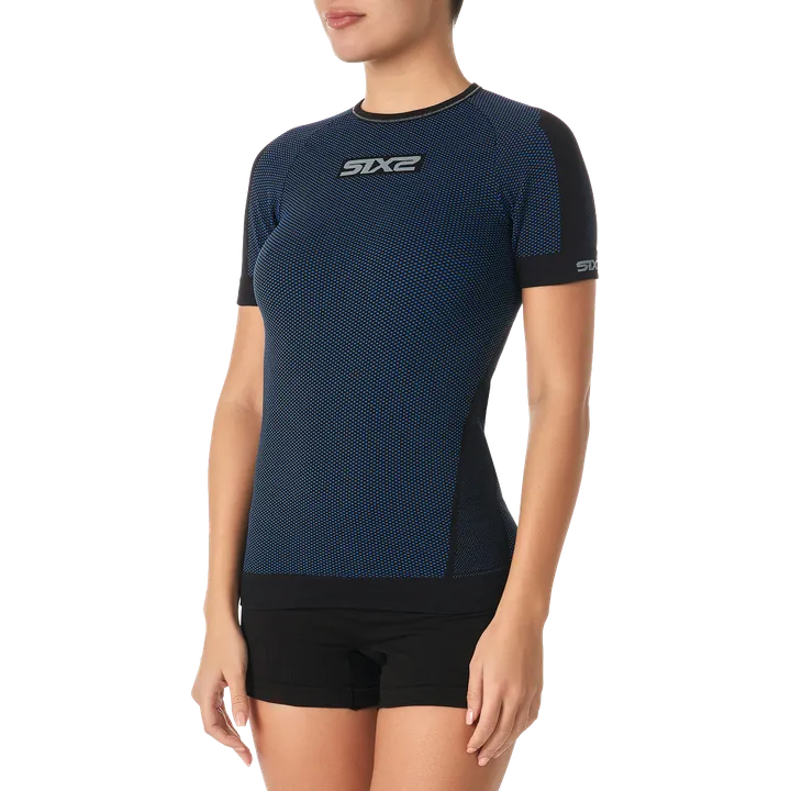 Funktionsshirt kurzarm TS1 Unisex schwarz-petrol