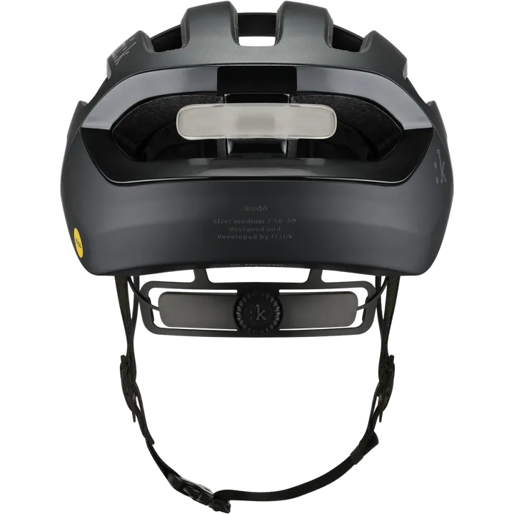 Kudo Helmet + Light schwarz