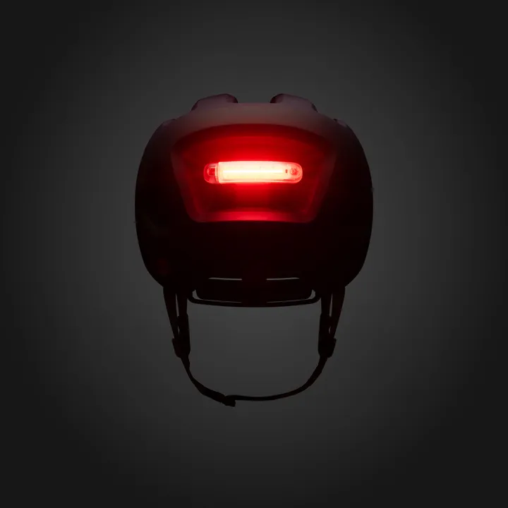 Kassis Helmet + Light dunkelmarine