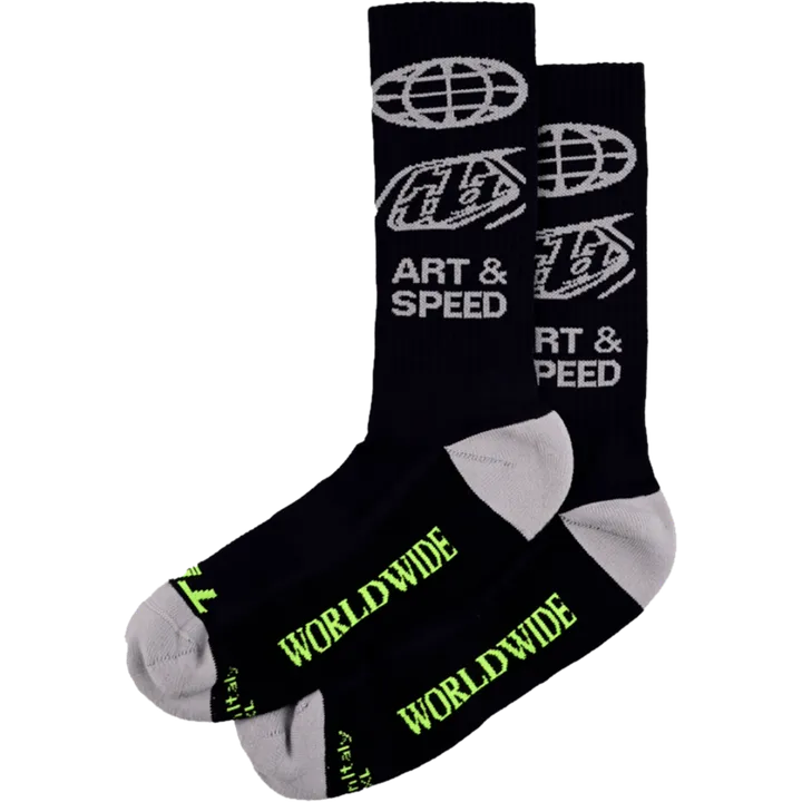 Mens Performance Socks - Worldwide noir