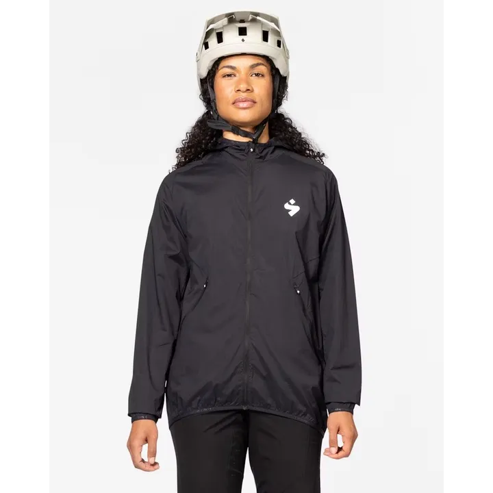 Hunter Hooded Wind Jacket dark red