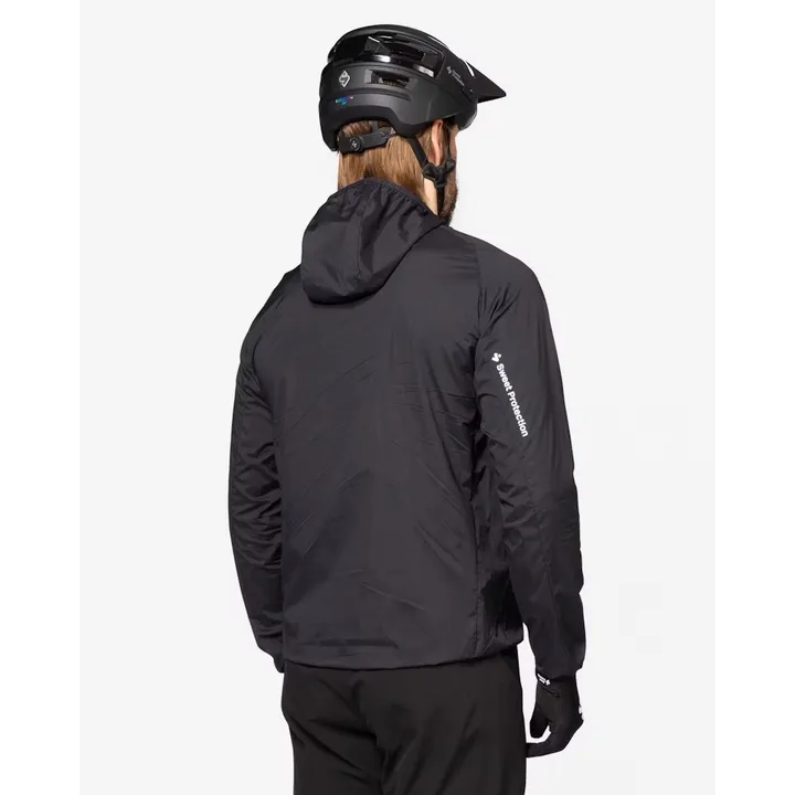 Hunter Hooded Wind Jacket dark red
