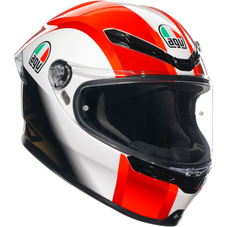 Integralhelm K6 S Replicia SIC58 rot-schwarz-weiss
