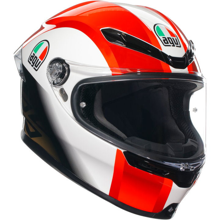 Integralhelm K6 S Replicia SIC58 rot-schwarz-weiss