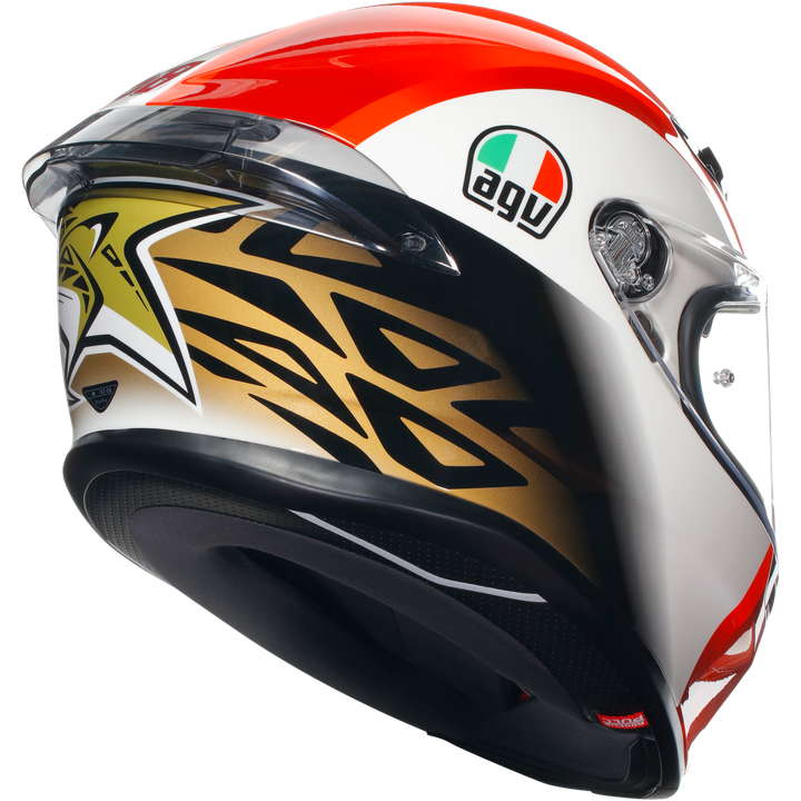 Integralhelm K6 S Replicia SIC58 rot-schwarz-weiss