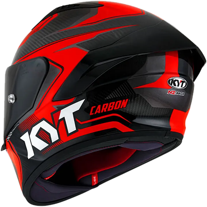Integralhelm NZ-Race Carbon Competition carbon-rot-weiss