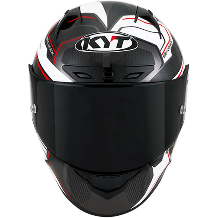 Integralhelm NZ-Race Carbon Competition carbon-weiss-rot