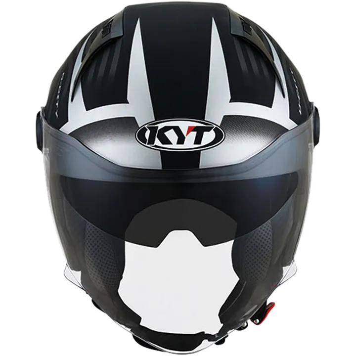Casque jet D-City Lucent noir-argent mat