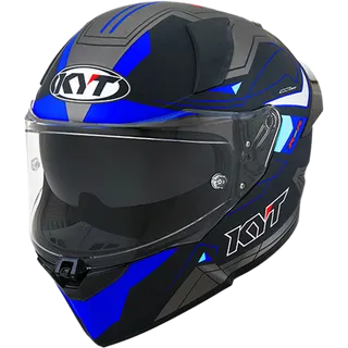 Integralhelm R2R Led schwarz-blau-grau