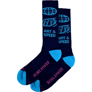 Mens Performance Socks - Worldwide noir