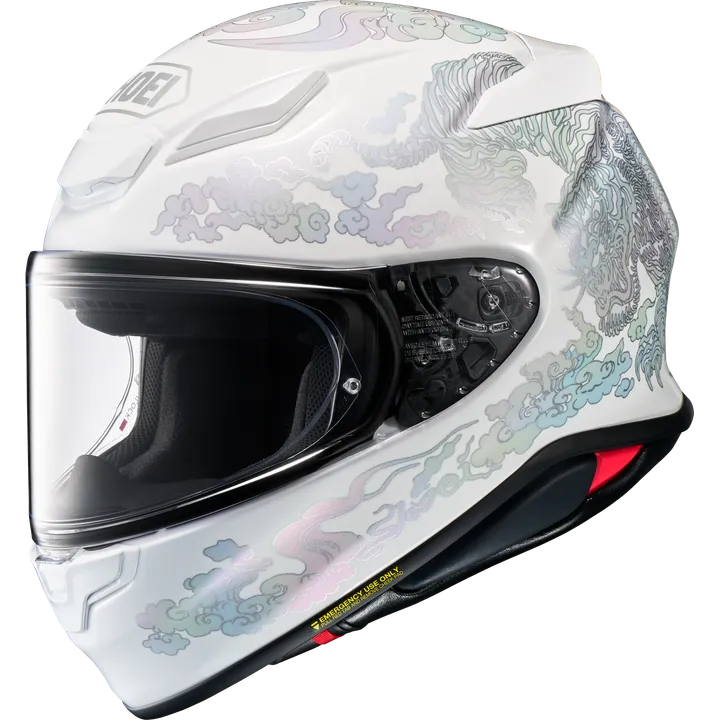Integralhelm NXR2 Fearless TC-6, weiss-silber