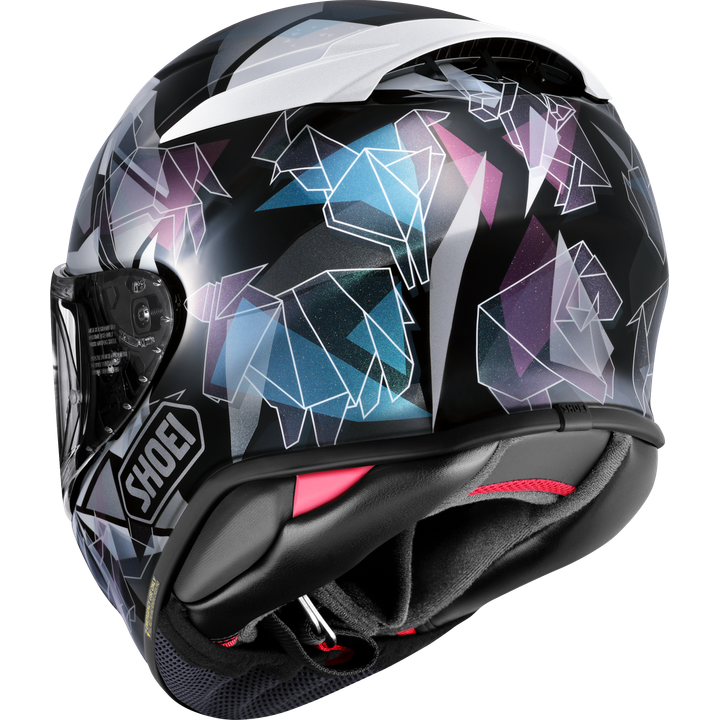 Casque intégrale NXR2 Origami2 TC-5, blanc-gris-vert