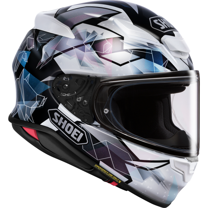Casque intégrale NXR2 Origami2 TC-5, blanc-gris-vert